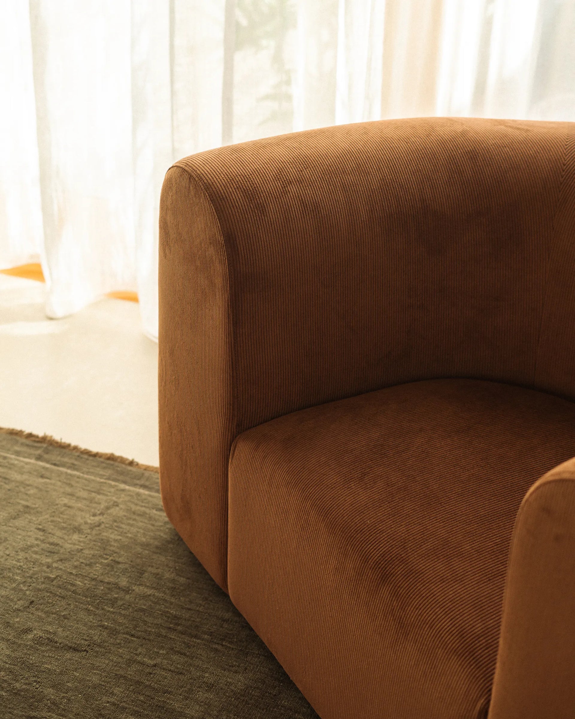Berg Armchair - Corduroy Cocoa