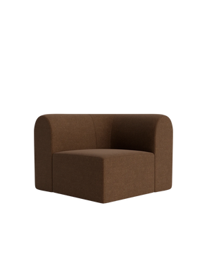 Berg Corner Module - Fossil Chocolate