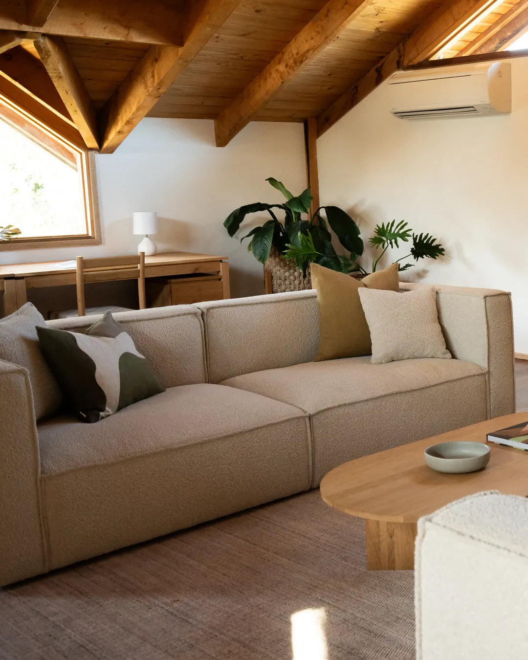 Block 4 Seater Sofa - Copenhagen Grey