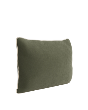 Border Cushion 40cm x 60cm - Eden Leaf / Eden Ecru