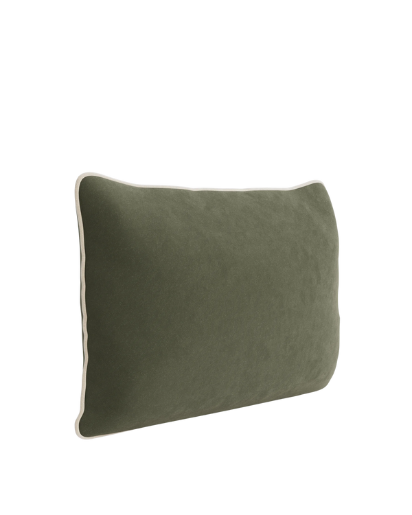 Border Cushion 40cm x 60cm - Eden Leaf / Eden Ecru