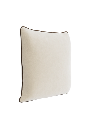 Border Cushion 55cm x 55cm - Eden Ecru / Eden Java