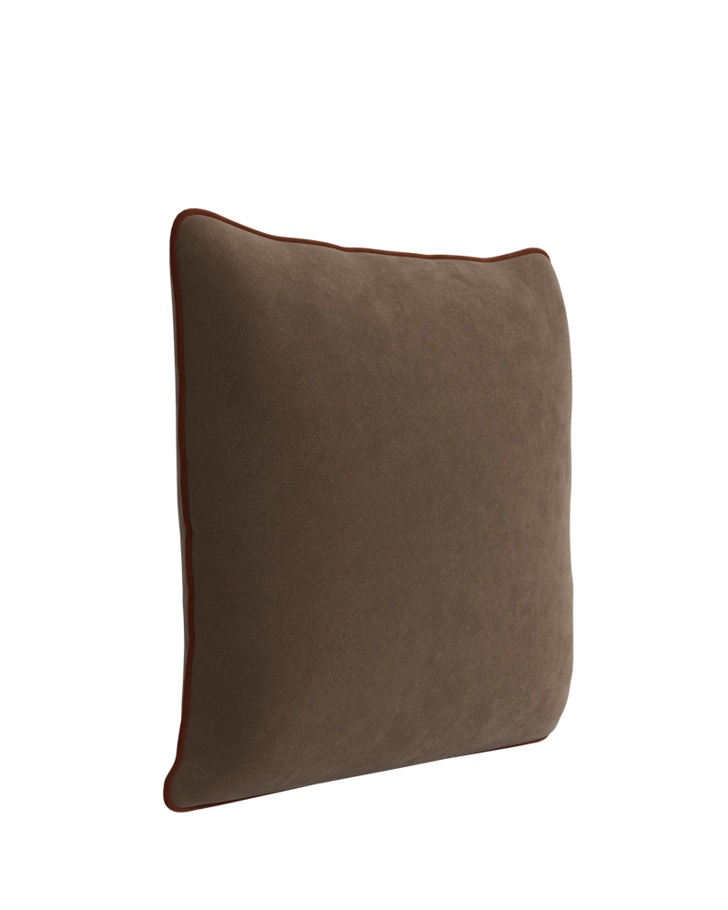 Border Cushion 55cm x 55cm - Eden Java / Eden Brick