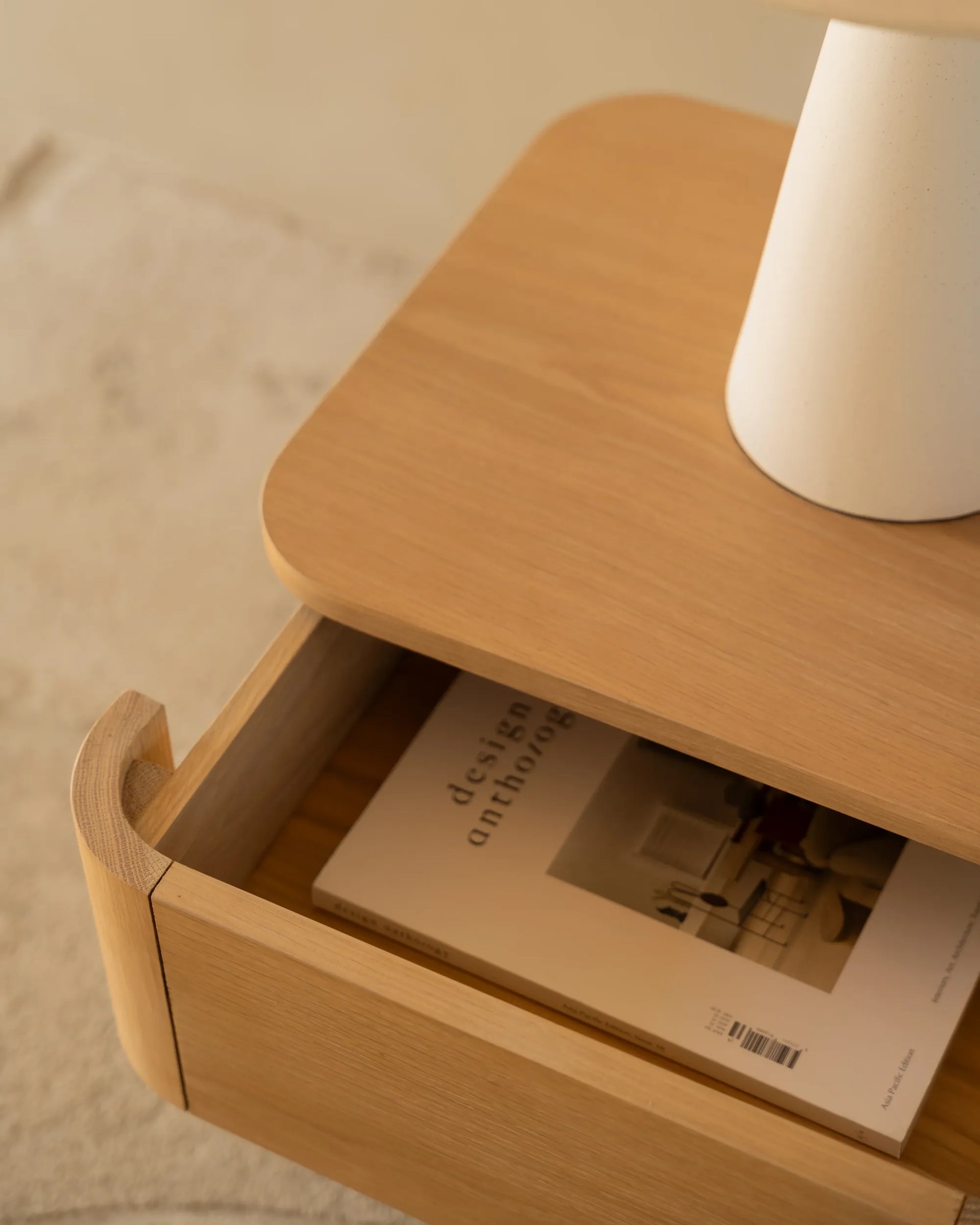 Bound Bedside Table - Oak