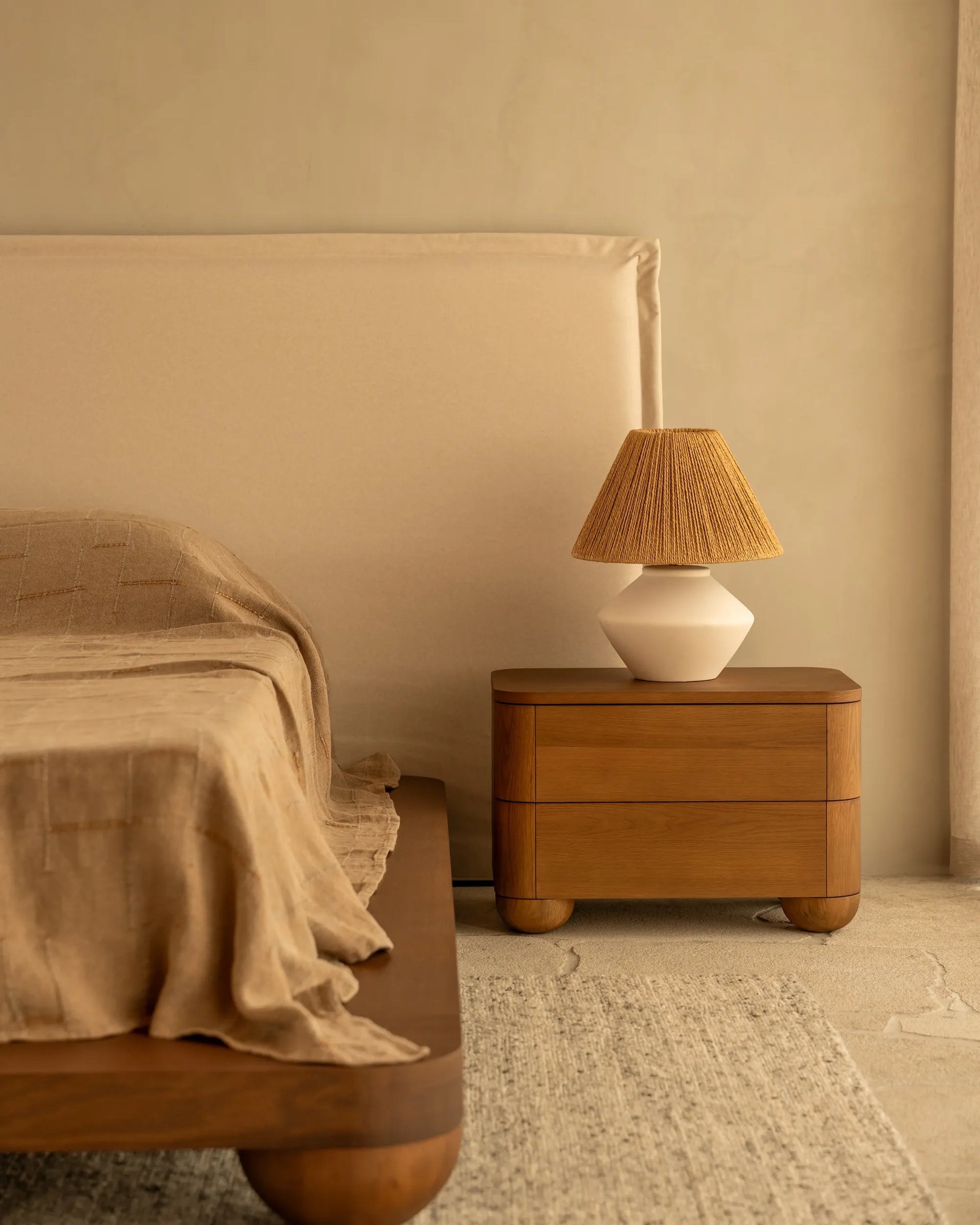 Bound King Bed Package - Deep Oak Large