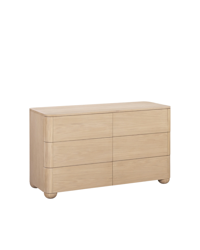 Bound 6 Drawer Chest - Oak