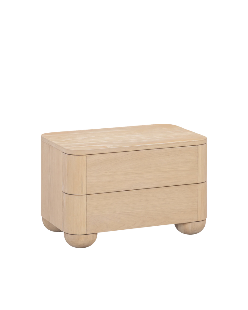 Bound Bedside Table Large - Oak