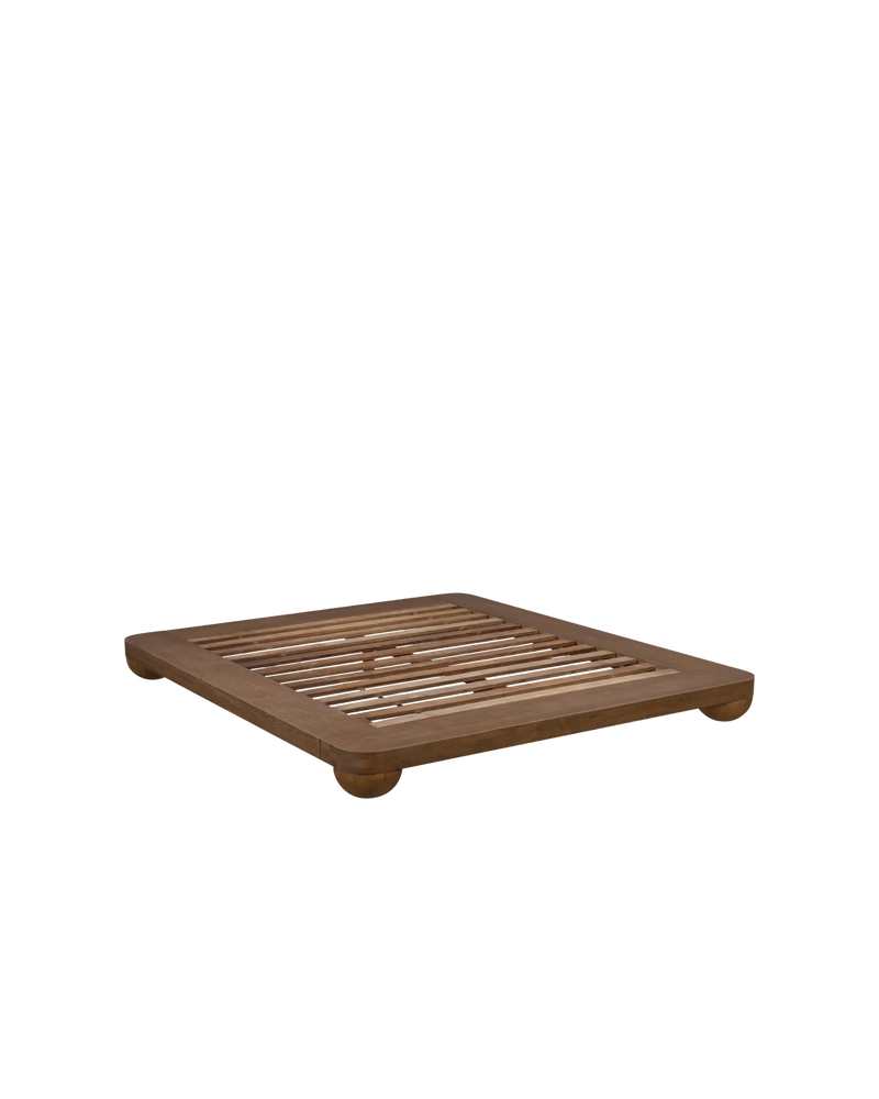 Bound Queen Bed Base -Deep Oak