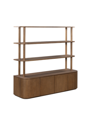 Breeze Shelving Unit Large - Deep Oak