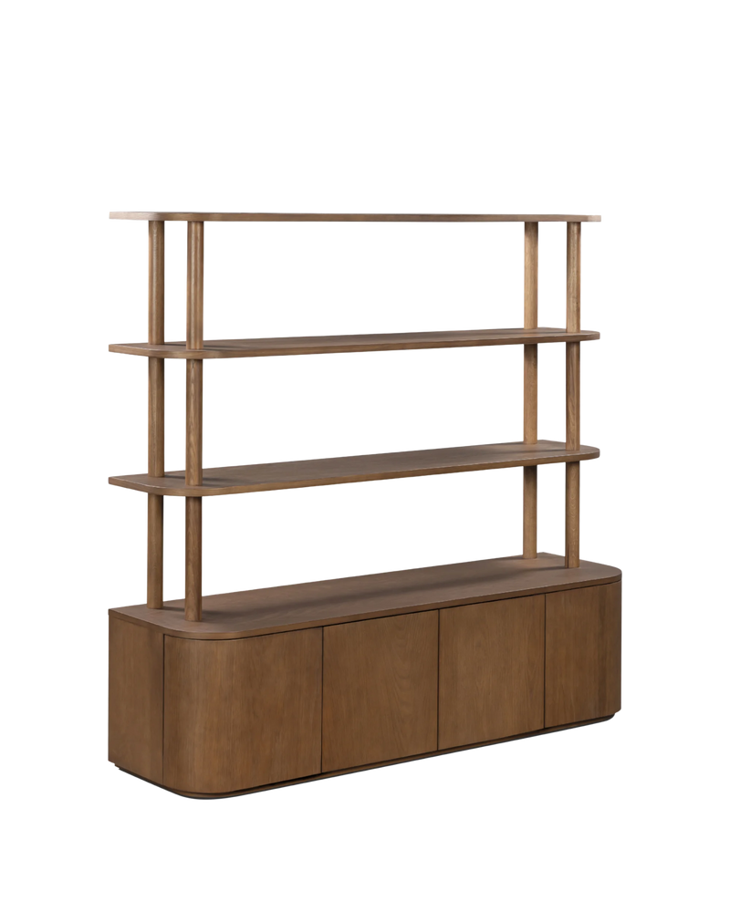 Breeze Shelving Unit Large - Deep Oak