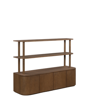 Breeze Shelving Unit Medium - Deep Oak