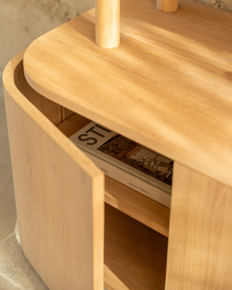 Breeze Shelving Unit Medium - Oak