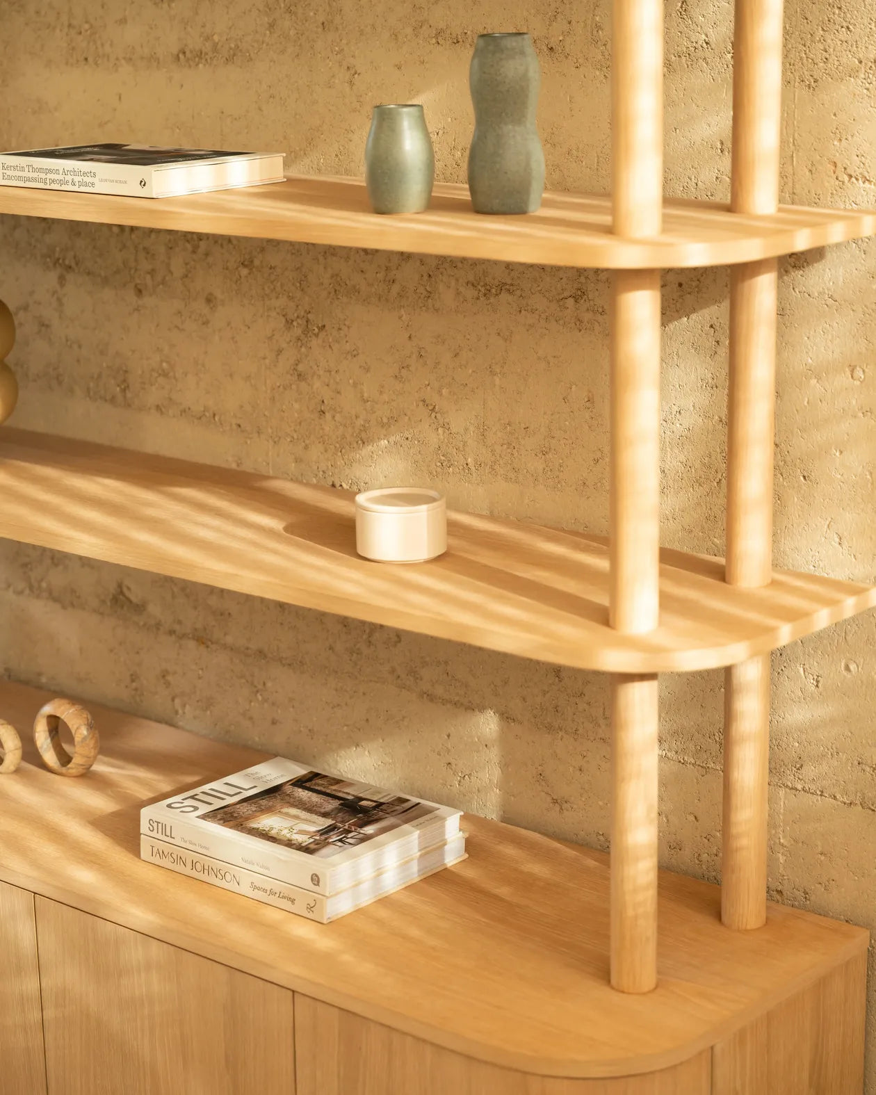 Breeze Shelving Unit Large - Oak