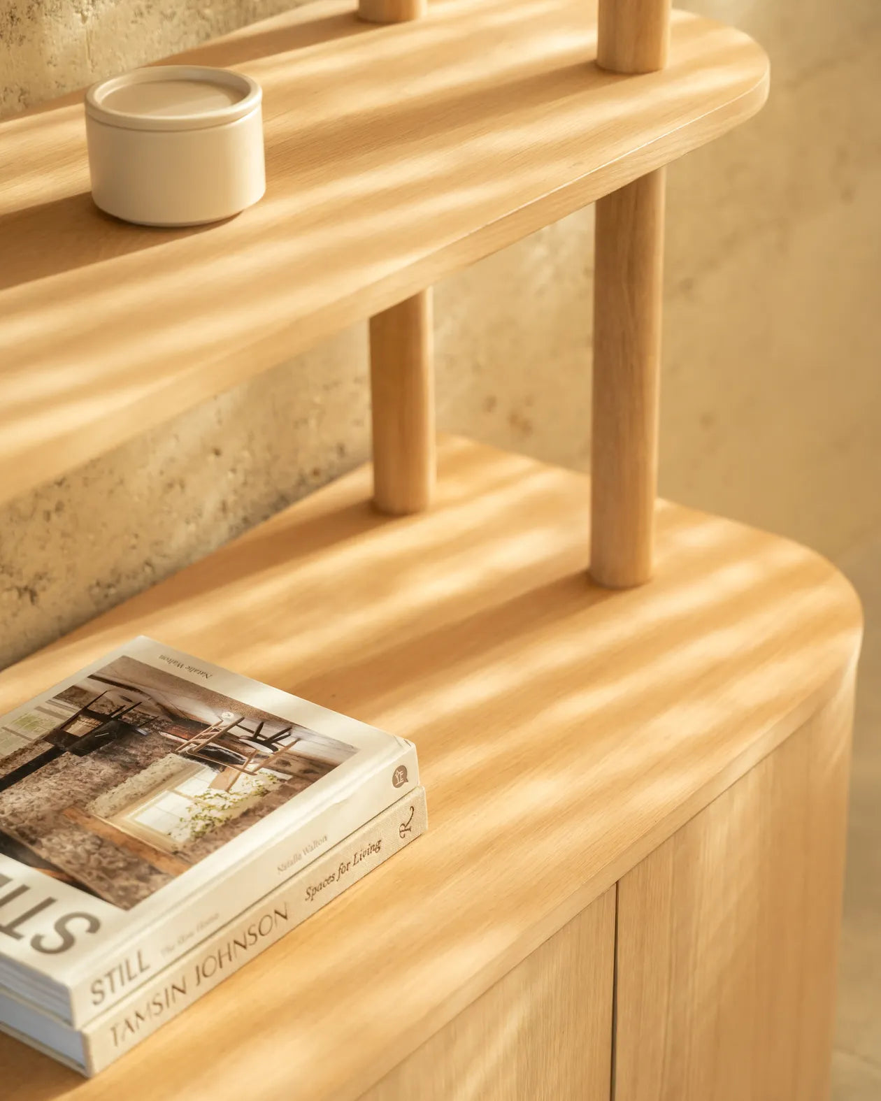 Breeze Shelving Unit Medium - Oak