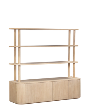 Breeze Shelving Unit Large - Oak