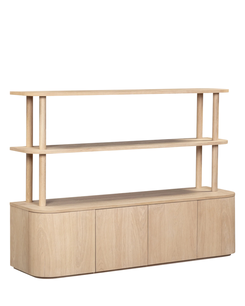 Breeze Shelving Unit Medium - Oak