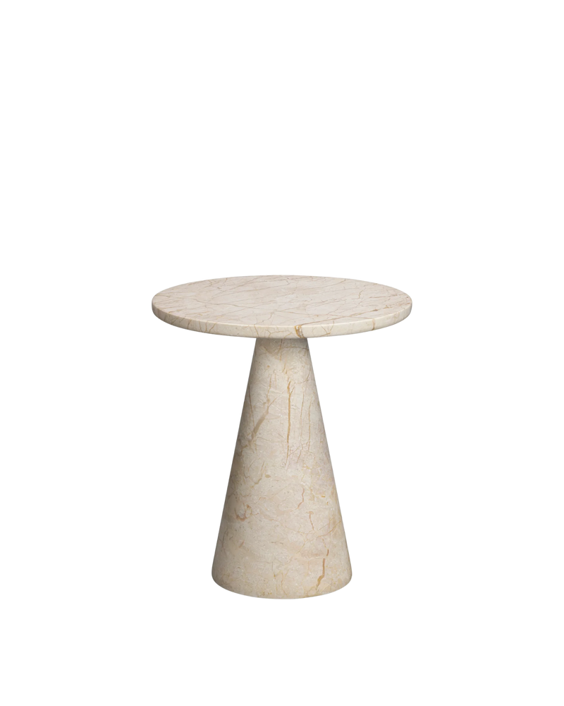 Brooks Medium Side Table - Desert Rose Marble