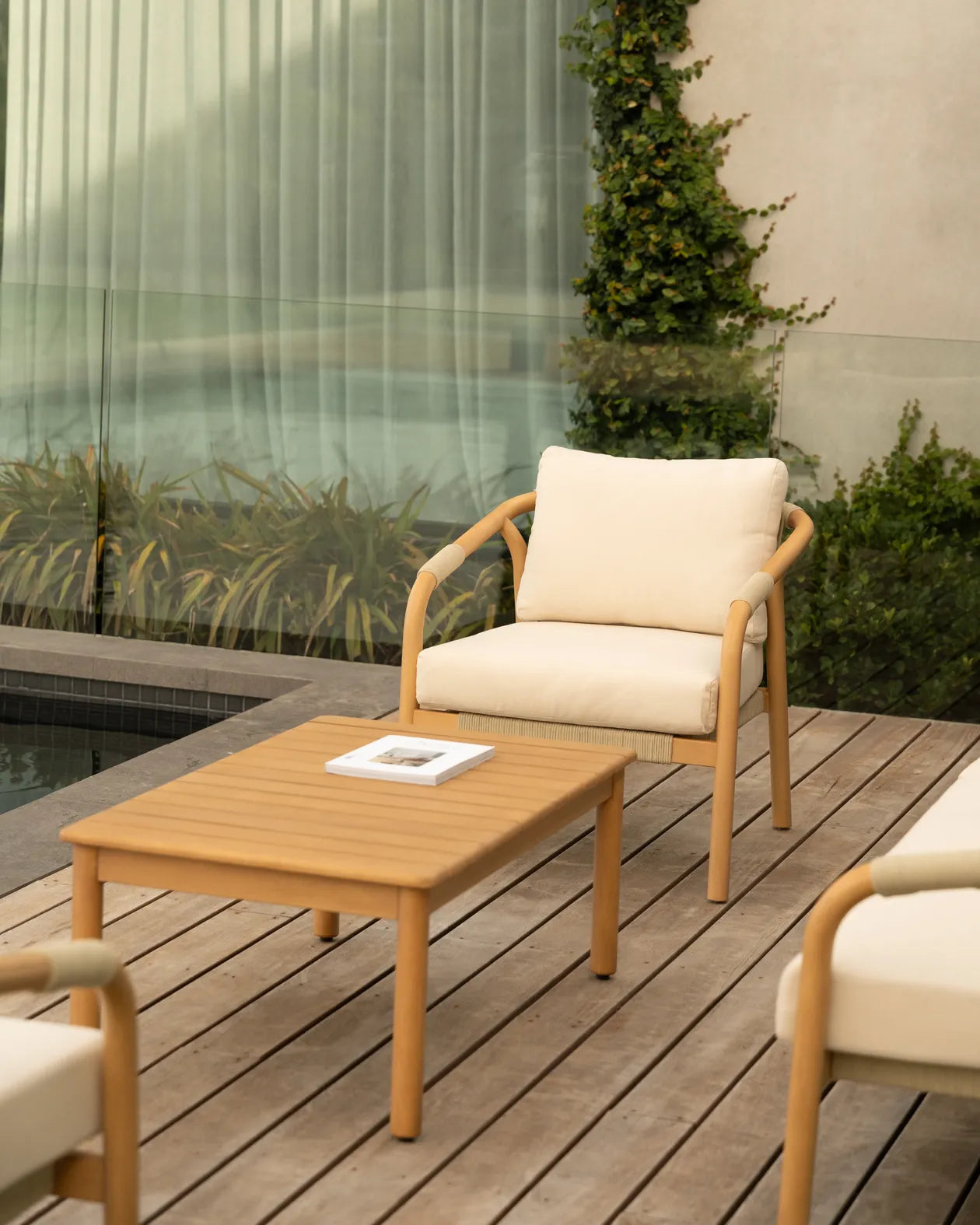 Burnett Outdoor Coffee Table - Eucalyptus