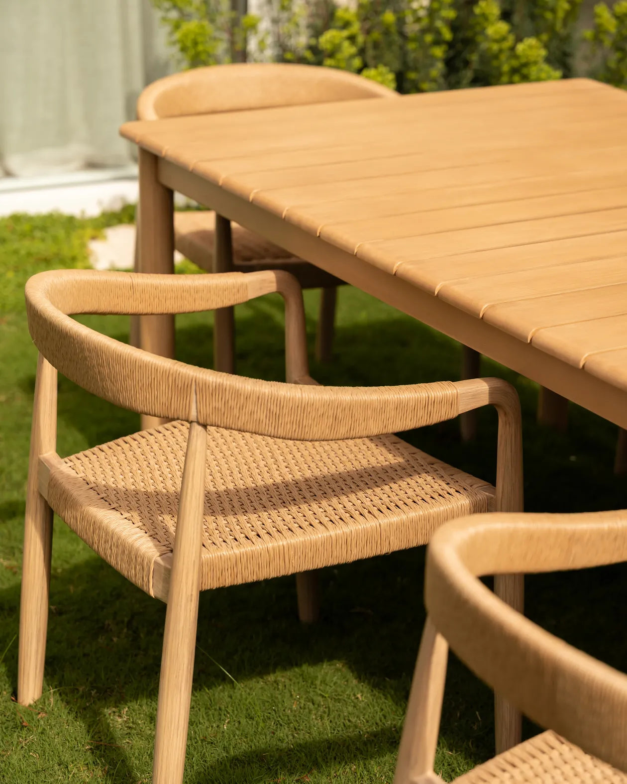 Burnett Outdoor Dining Table 240cm - Eucalyptus