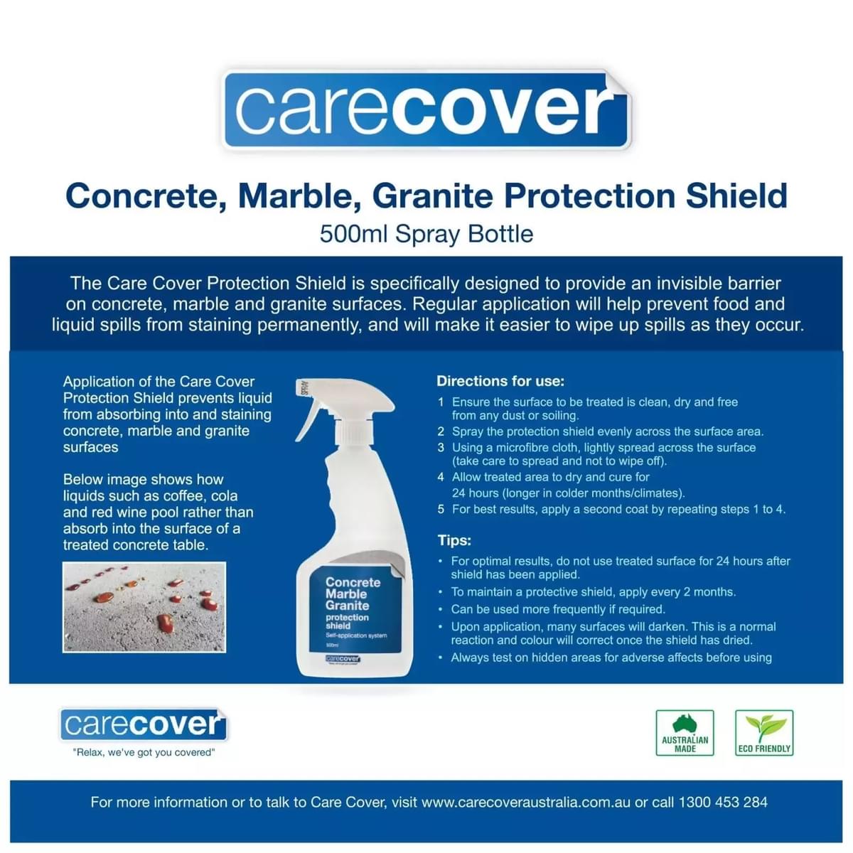 Marble & Concrete Protection Shield
