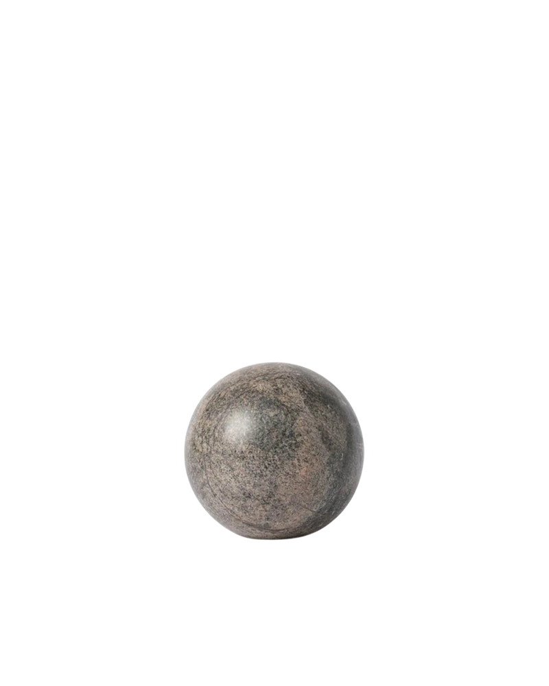 Geo Marble Sphere - Forest Green