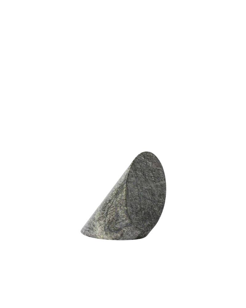Geo Marble Wedge - Forest Green