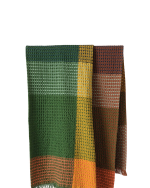 Cabin Towel - Spirulina/Multi