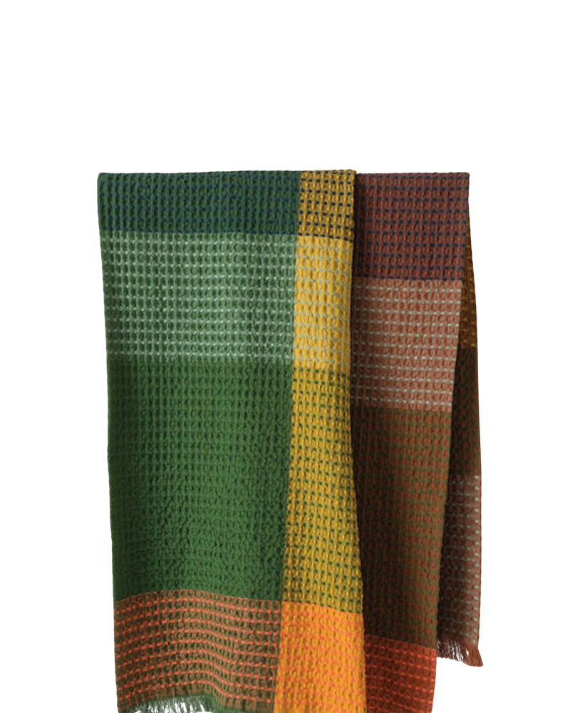 Cabin Towel - Spirulina/Multi