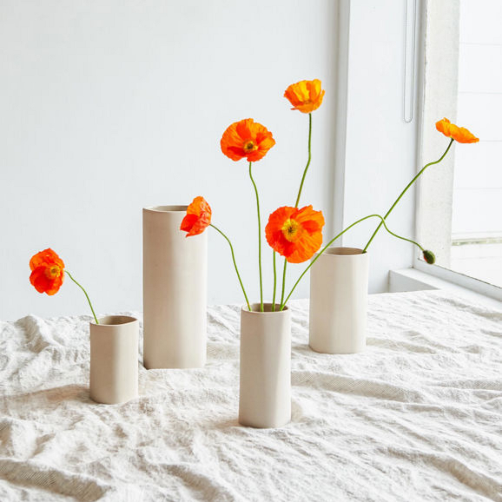 Fossil Vase Small - Bone