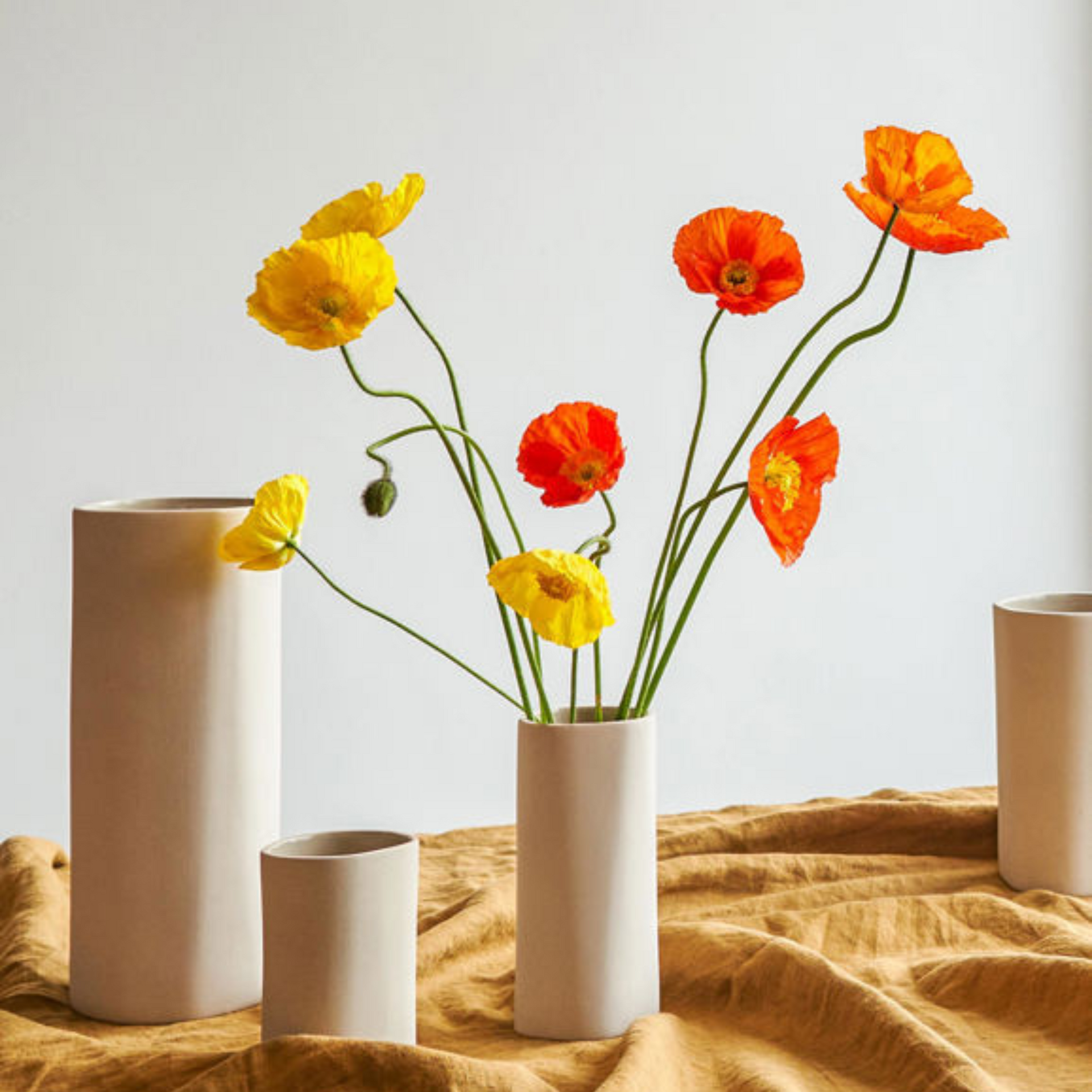 Fossil Vase Mini Large - Bone