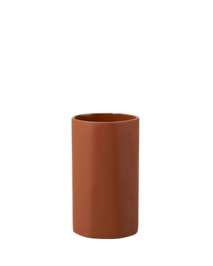 Fossil Vase Small - Brick