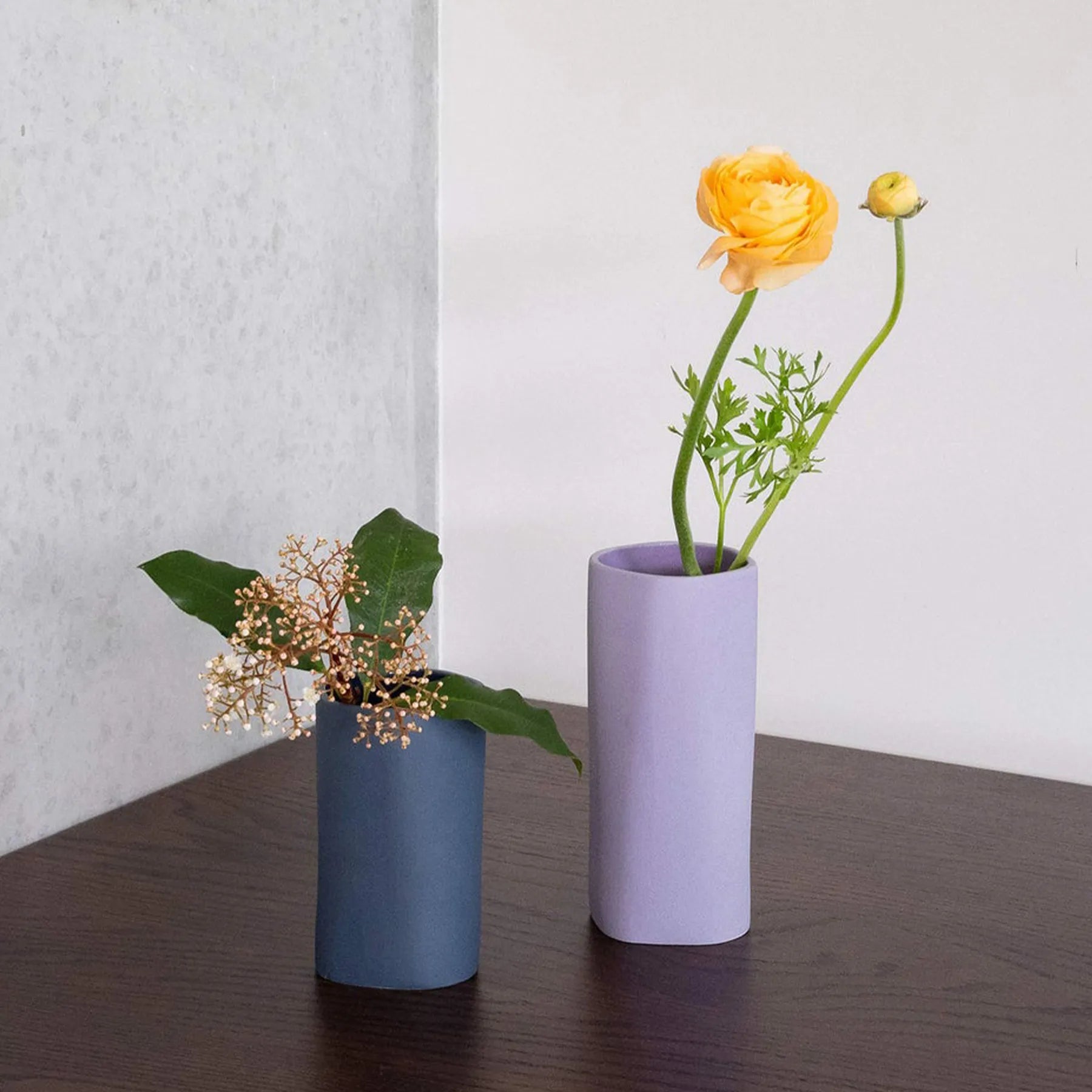 Fossil Vase Mini Large - Lilac