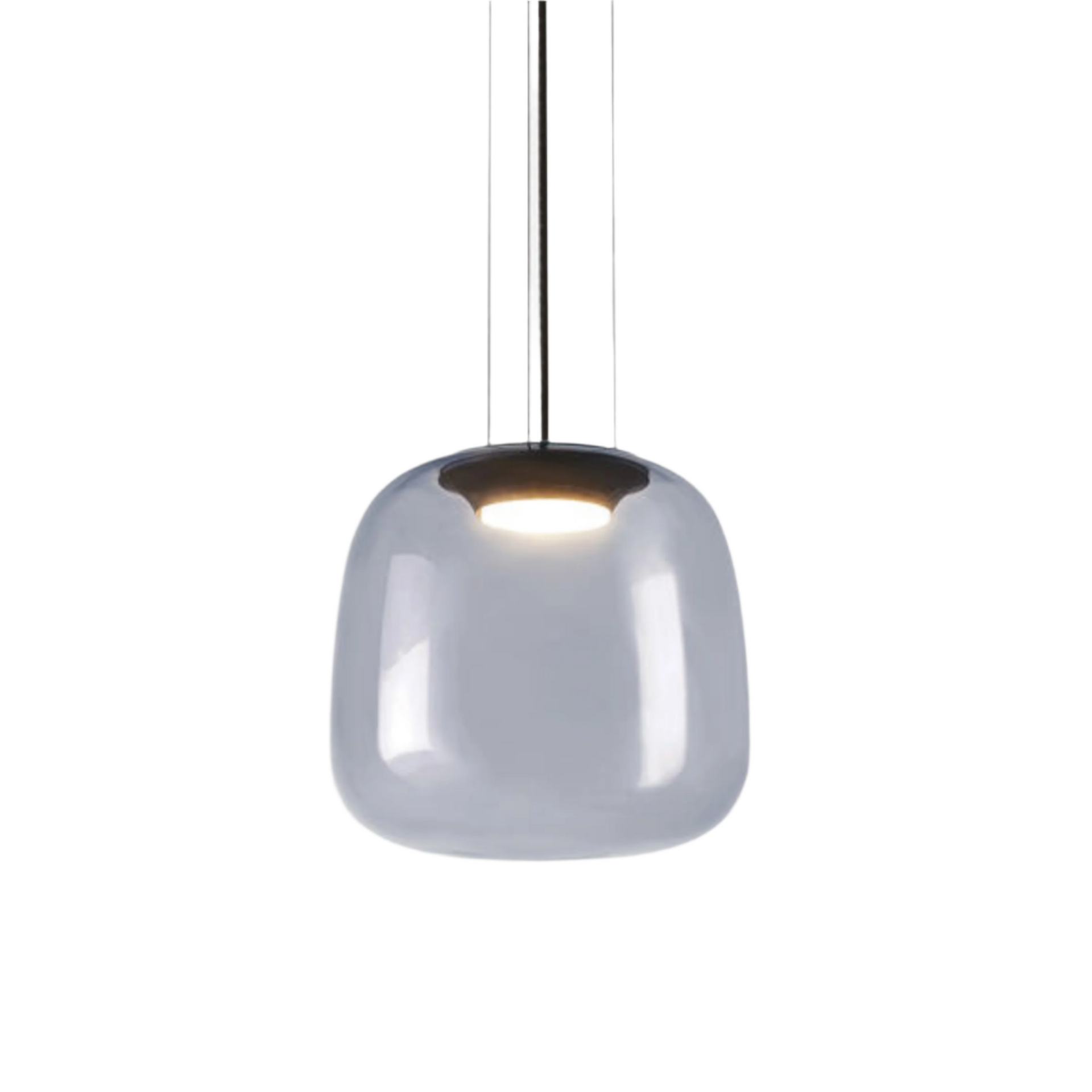 AB Large Pendant - Smoke Grey