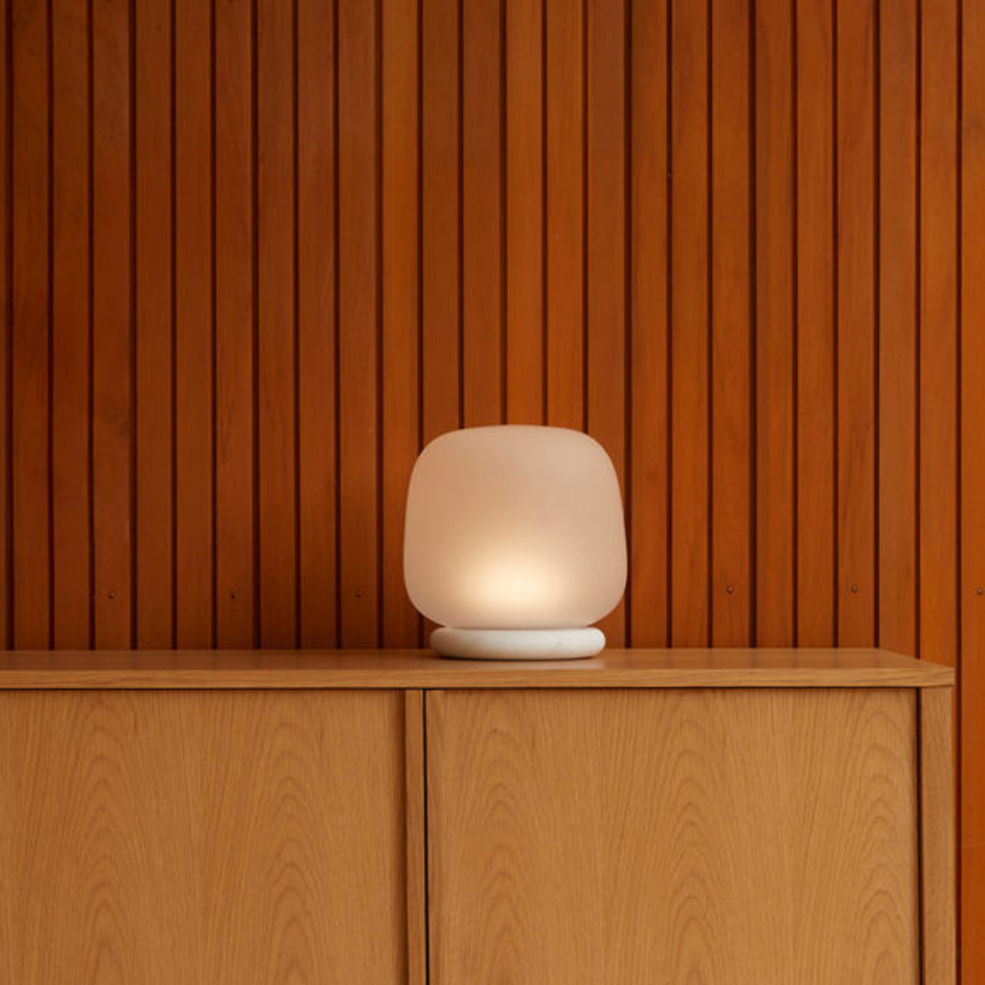 Ab Table Lamp - Frosted Clear