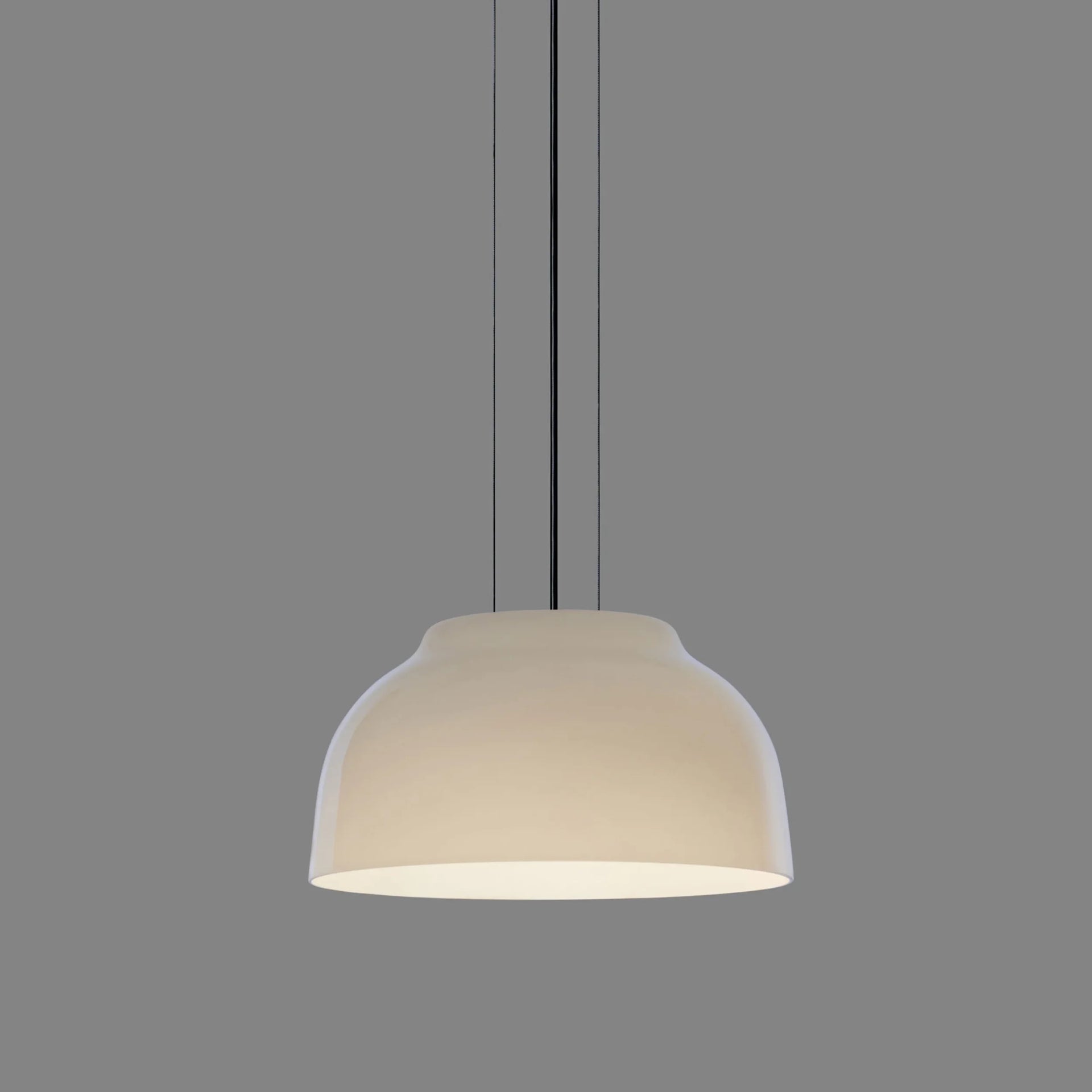 Port Pendant Large - White/Black Cable