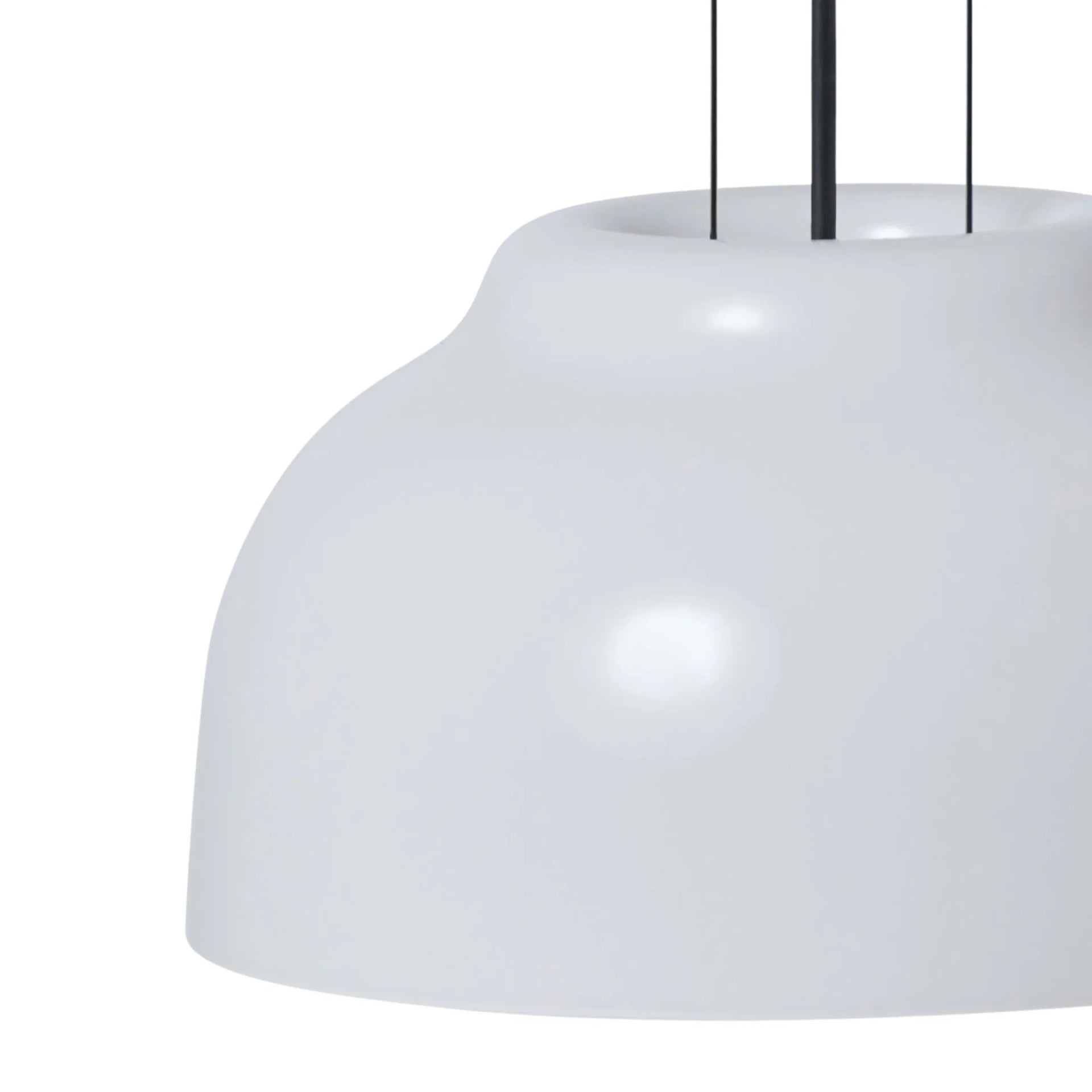 Port Pendant Small - White/Black Cable