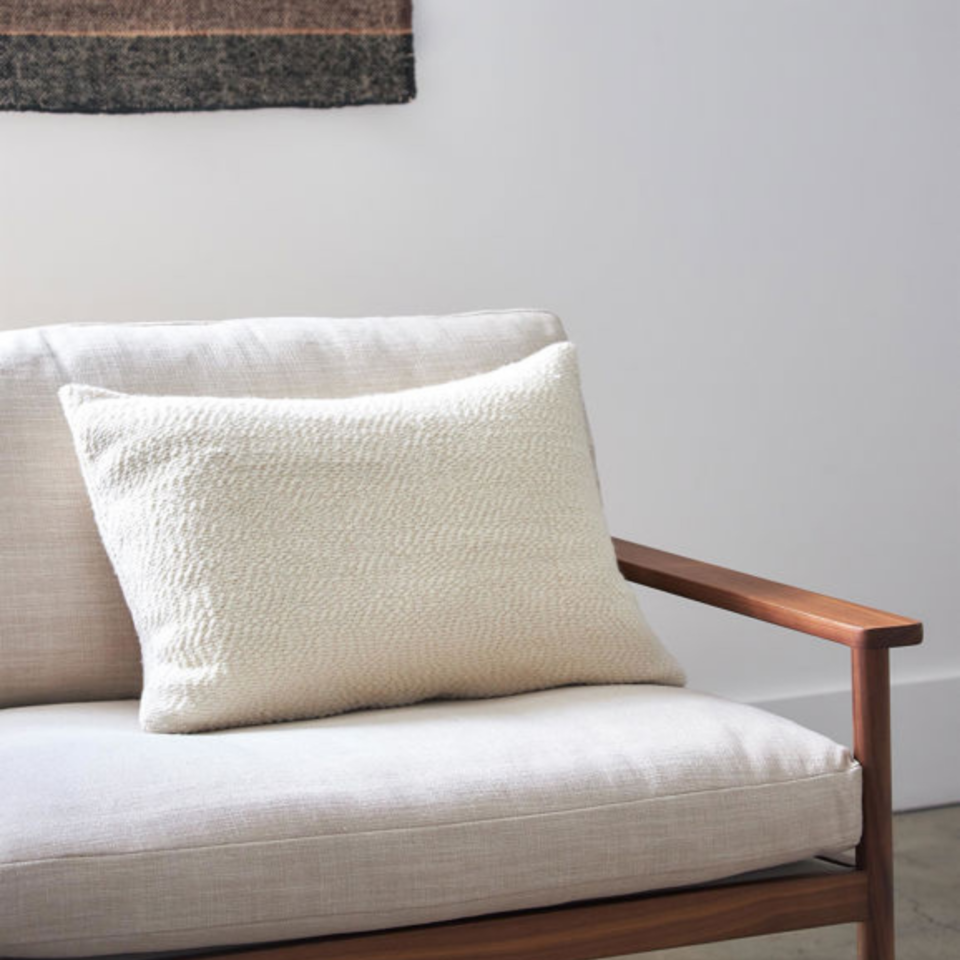 Boucle Cushion - Natural