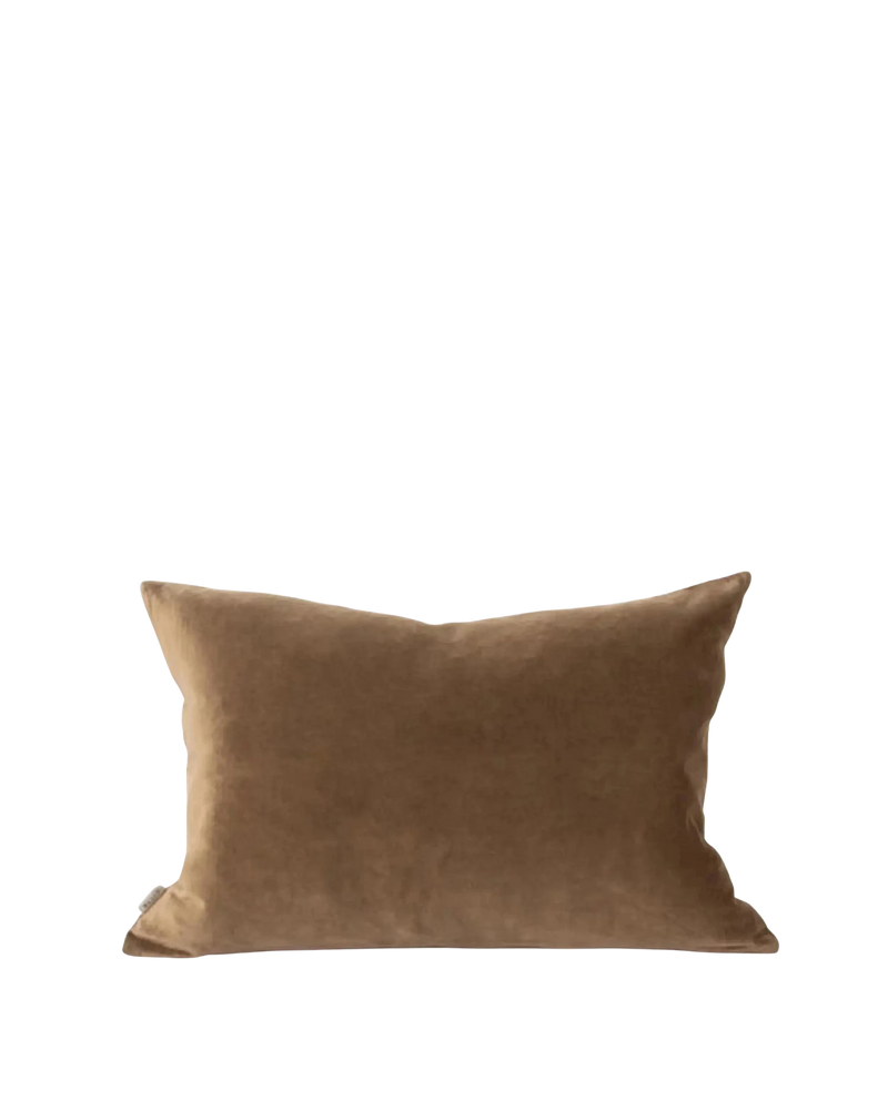 Velvet Cushion - Caper