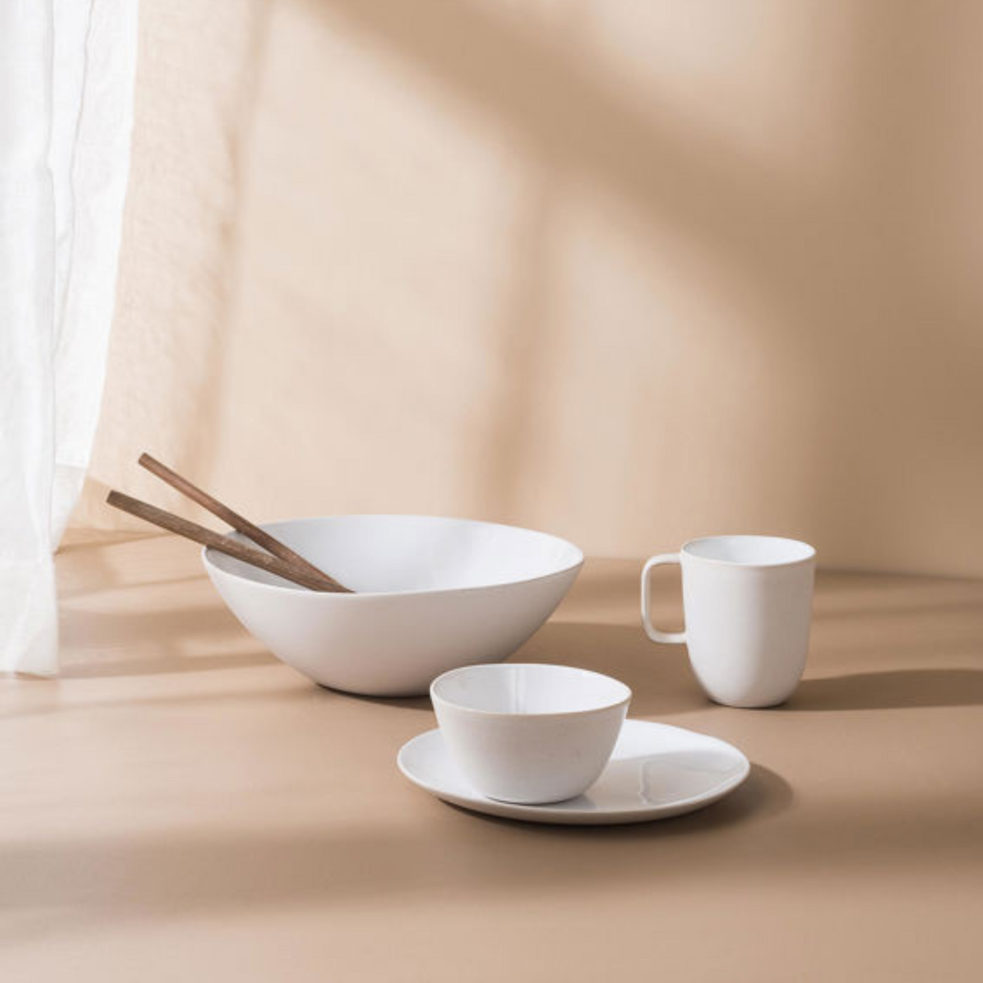 Talo Salad Bowl Large - White