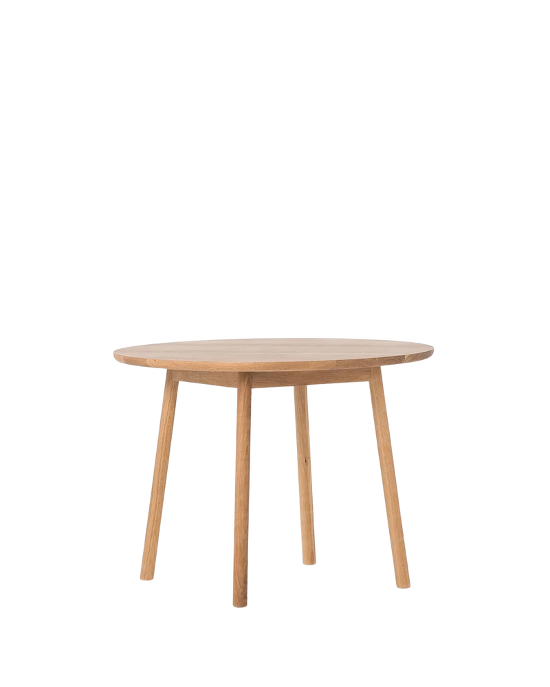 Radial Round Dining Table 100cm - Natural Oak