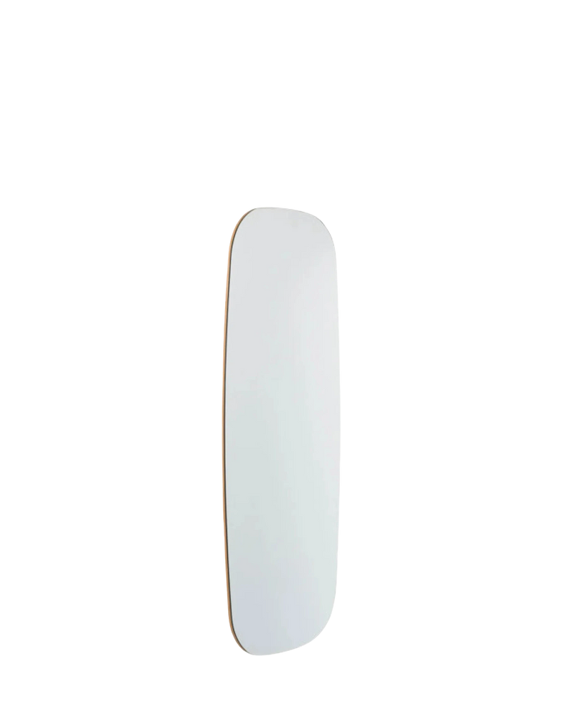 Oval Full Length Mirror - Oak