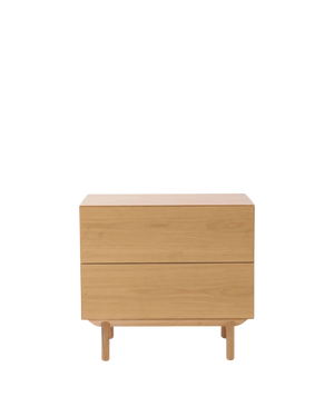 Compound Bedside Table - Oak
