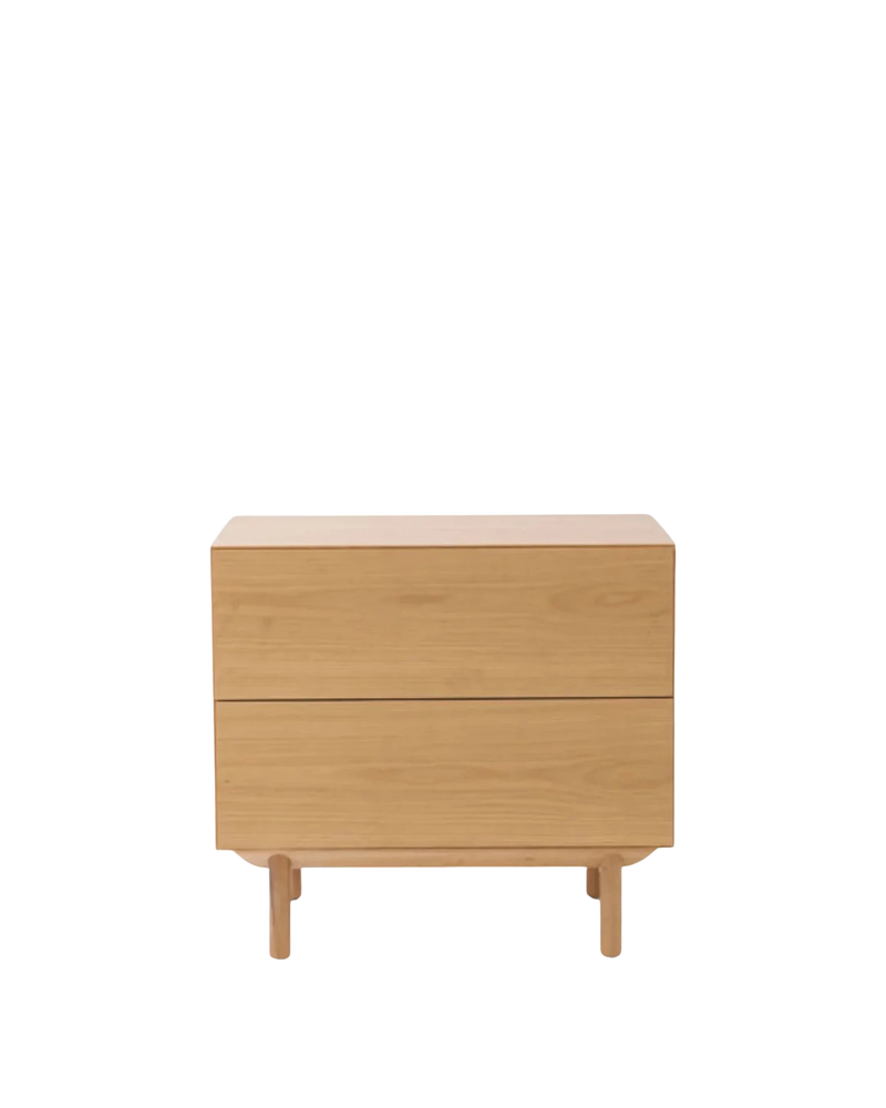 Compound Bedside Table - Oak
