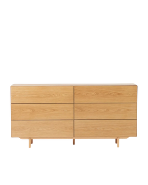 Compound 6 Drawer Chest - Oak