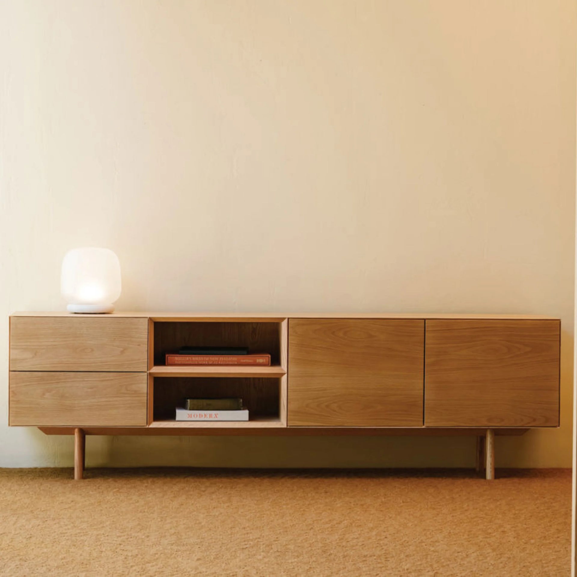 Compound Entertainment Unit 200cm - Oak