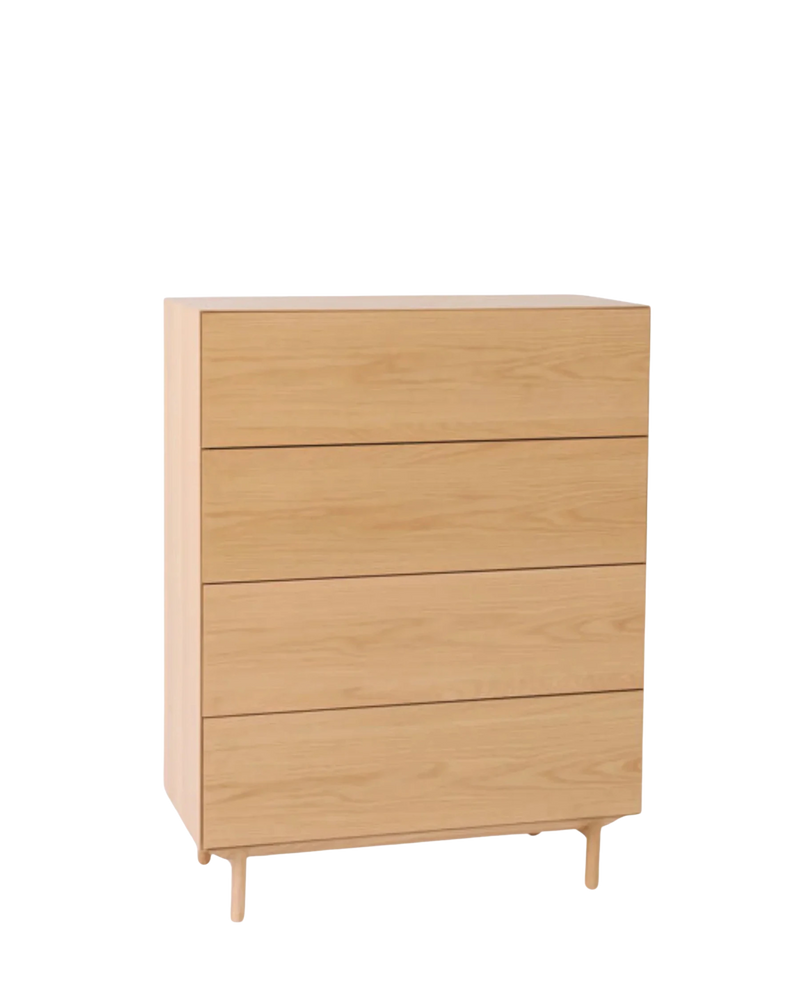 Compound 4 Drawer Chest - Oak