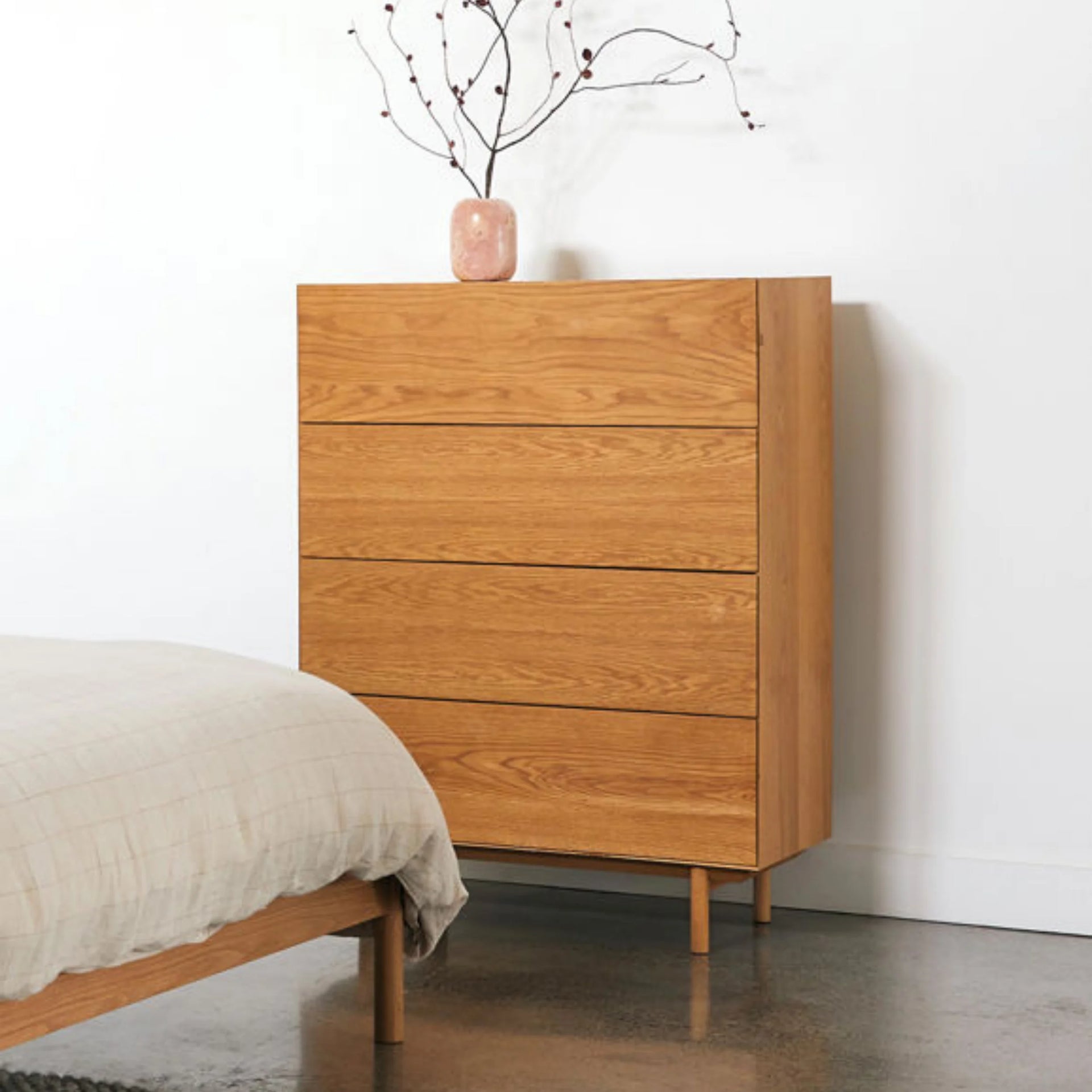 Compound 4 Drawer Chest - Oak