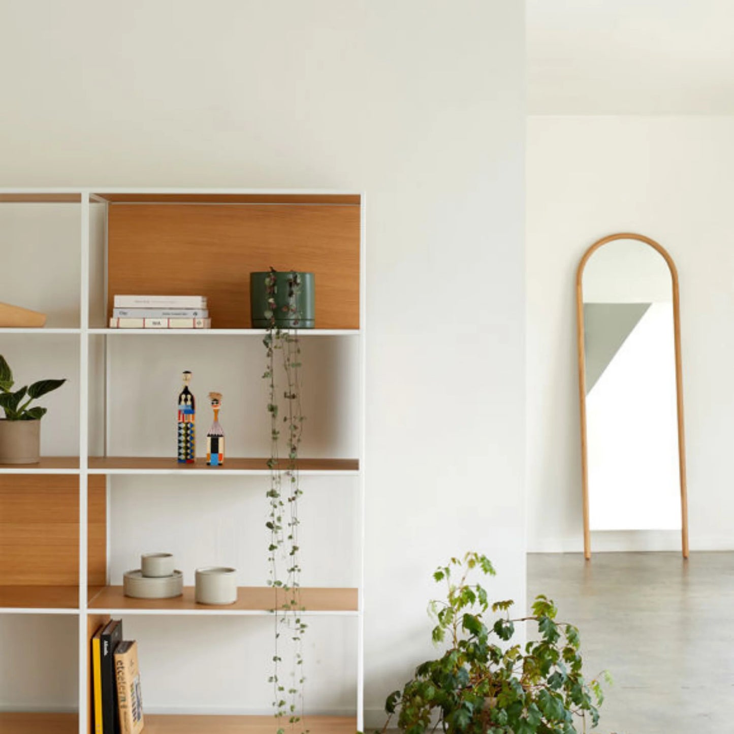 Arc Mirror 58cm X 178cm - Oak