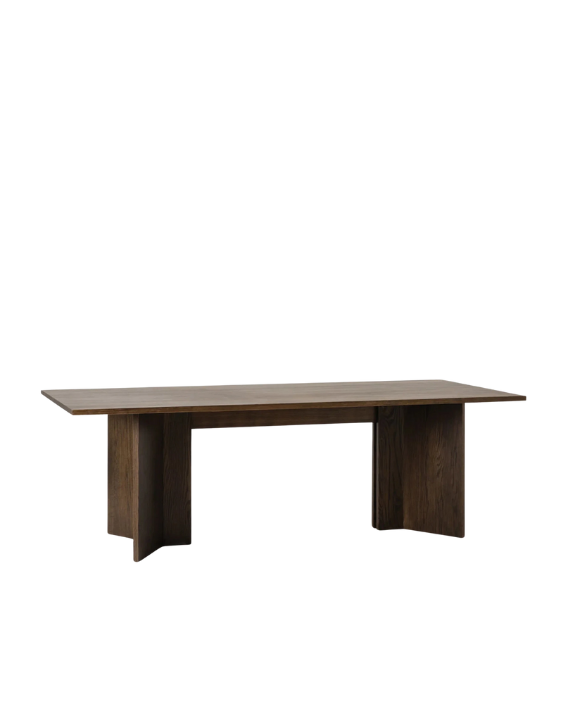 Tatamu Dining Table 230cm - Dark Oak