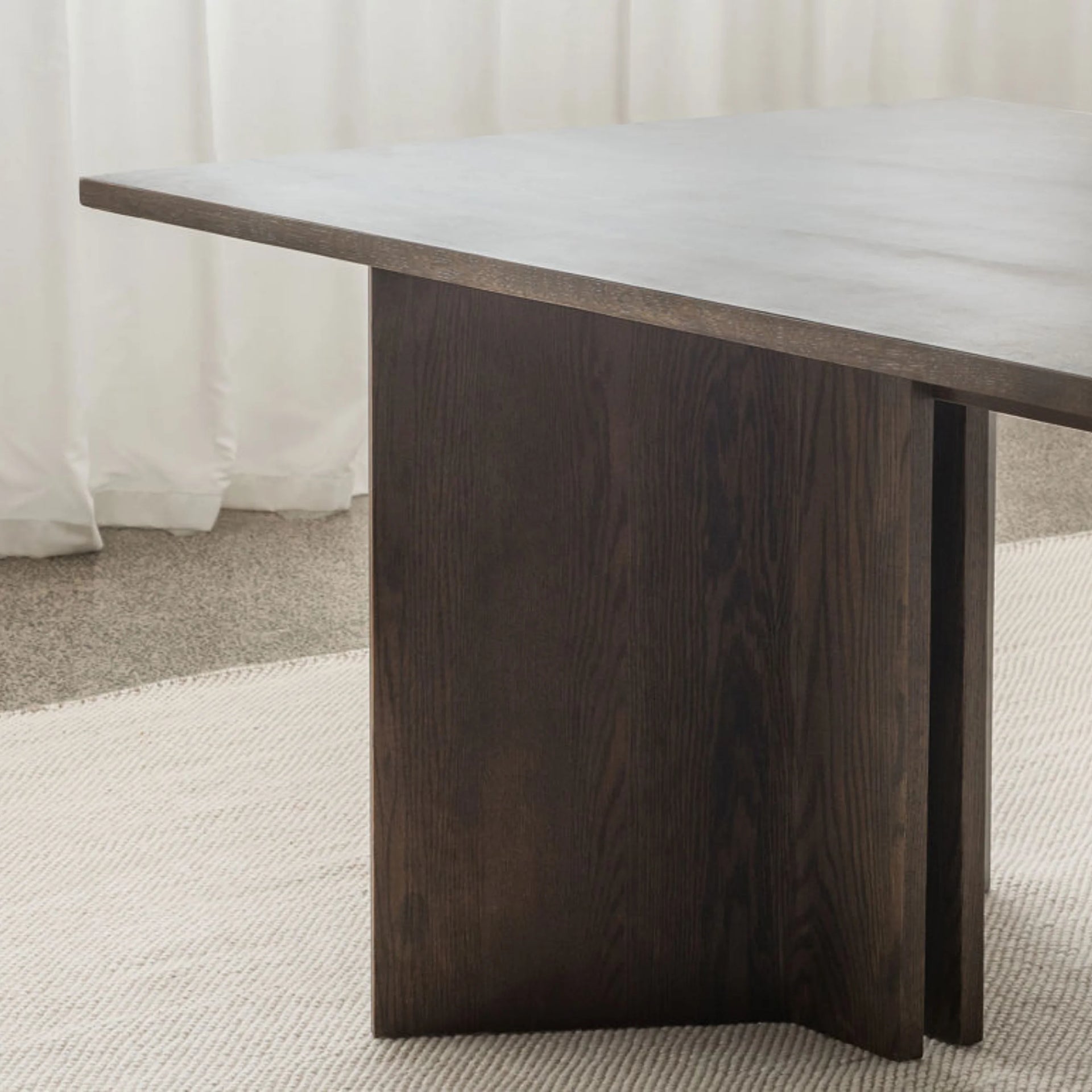 Tatamu Dining Table 230cm - Dark Oak